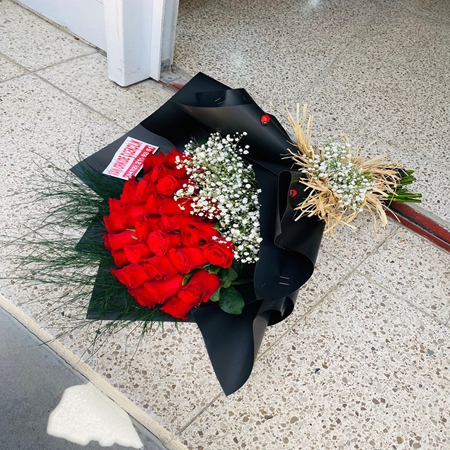 Kırmızı Gül Buketi 33 Adet